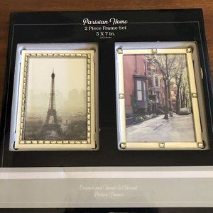 Frame Set for 5"x 7" Ivory Enamel  Parisian  Home
